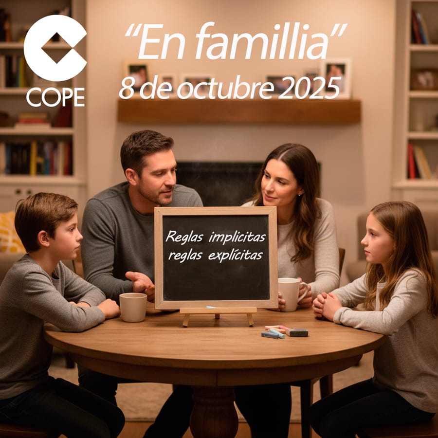 En este momento estás viendo Reglas explícitas e implícitas en la Familia. En familia – COPE Valladolid
